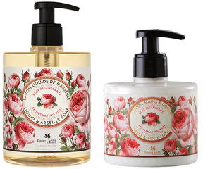 Rejuvenating Rose Liquid Soap and Hand & Body Lotion Duo
