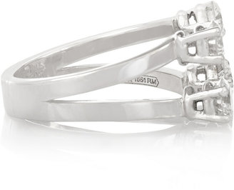 Delfina Delettrez 18-karat white gold diamond phalanx ring