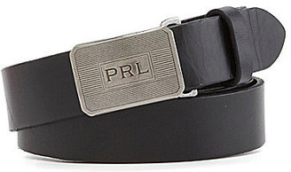 Polo Ralph Lauren Engine-Turned Leather Belt