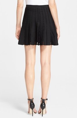 Alice + Olivia 'Chatley' Pleated Knit Skirt