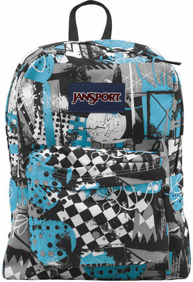 JanSport SuperBreak Backpack-Mammoth Blue Street Scene