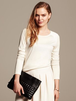 Banana Republic Quilted Whisper Tee
