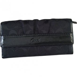 Coach Black Patent leather Wallet