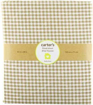 Kids Line C204FS Carter's Fitted Crib Sheet, Baby Bear