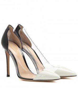 Gianvito Rossi Patent Leather And Transparent Pumps