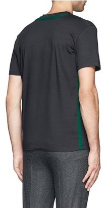 Nobrand Needle punched trim T-shirt