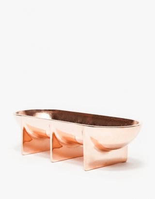 Copper Standing Bowl Large