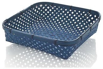 Crate & Barrel Medium Blue Serving Basket
