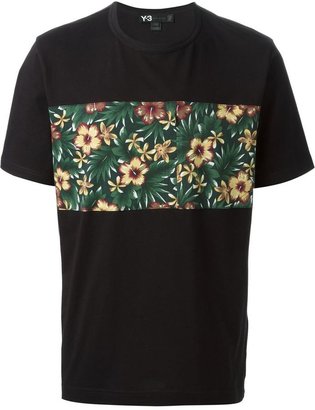 Y-3 floral panel T-shirt