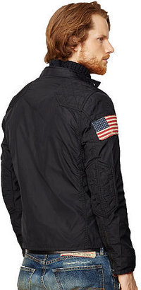 Ralph Lauren Wax Nylon Moto Jacket