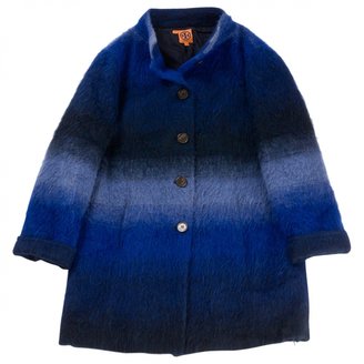 Tory Burch Blue Synthetic Coat