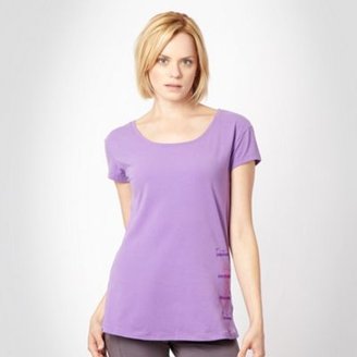 Elle Sport Purple semi-fit logo t-shirt