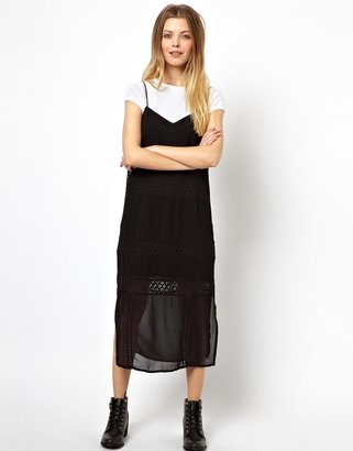 ASOS Sundress with Embroidered Panels