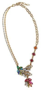 Erickson Beamon ROCKS Tropical Punch Layered Cluster Necklace