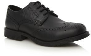 Red Tape Black leather brogues