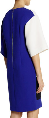 Roksanda Ilincic Color-block wool-crepe dress