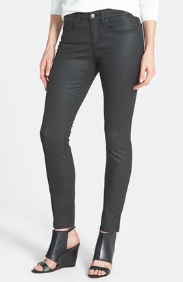 Eileen Fisher Organic Cotton Blend Skinny Jeans (Black)