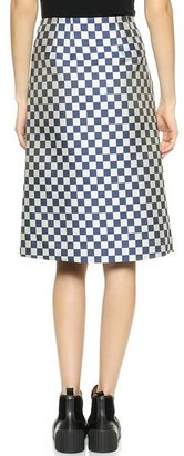 Marc by Marc Jacobs Checkerboard Jacquard Skirt