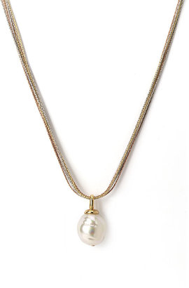 Majorica 16mm Pearl Pendant on Chain Necklace