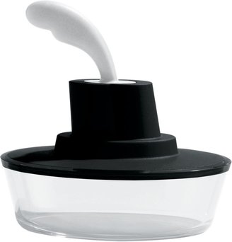 Alessi Ship Shape Container with Spreader, Black