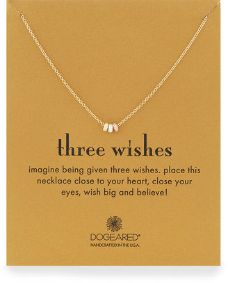 Dogeared Three Wishes Pendant Necklace