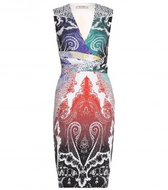 Etro Printed Stretch Silk-crepe Dress
