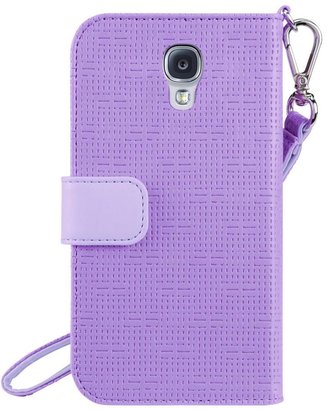 Belkin Wristlet Case Embossed/woven PU with magnetic tab and pockets for Samsung S4 in Orchid
