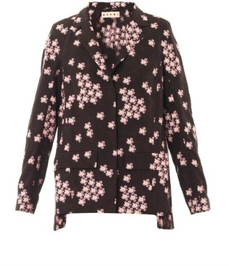 Marni Japanese flower-print jacket