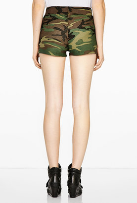 Edith A. Miller Camouflage Drawstring Hotpants