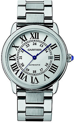 Cartier Stainless Steel Extra-Large Round Bracelet Watch