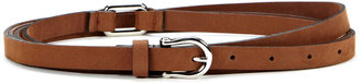 Berge Hardware Accent Leather Belt
