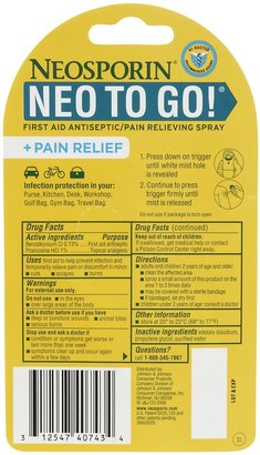 Neosporin Antiseptic Spray withPain Relief - .26 oz