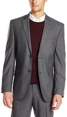 Perry Ellis Men's Grey Shark Skin 2 Button Side Vent Suit Separate Jacket