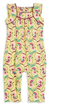 Tea Collection 'Souq' Floral Print Romper (Baby Girls)