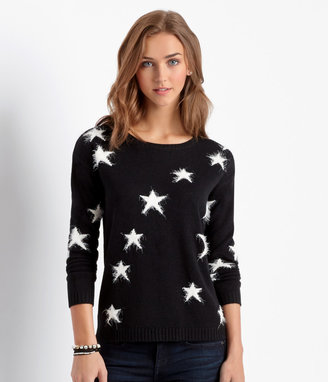 Aeropostale Eyelash Stars Sweater