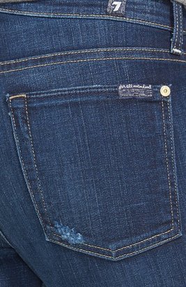 7 For All Mankind Skinny Bootcut Jeans (Monarq Blue)