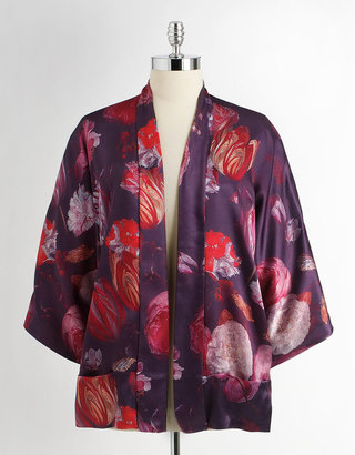 Buffalo David Bitton Floral Print Kimono Jacket
