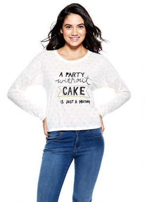 Delia's Party Without Cake Long-Sleeve Top