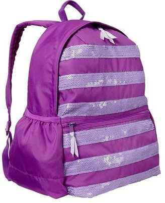Gap Senior sequin-stripe backpack