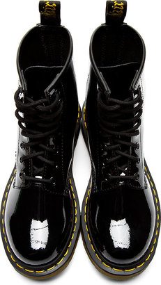 Dr. Martens Black Patent 1460 W 8-Eye Boots