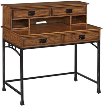 JCPenney Home Styles Langsford Distressed Oak Student Desk and Hutch