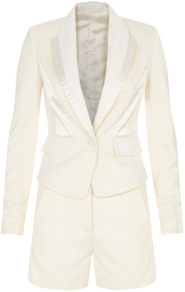 Parker - Cream Tailored Jacket and Short Suit