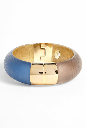 Alexis Bittar Colorblock Lucite Hinged Bangle