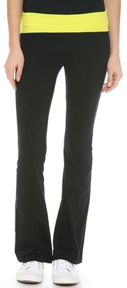 So Low SOLOW Fold Over Boot Cut Pants
