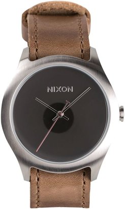 Nixon 'The Mod Leather' watch