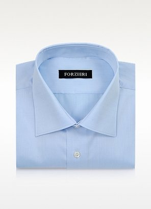 Forzieri Light Blue Non-Iron Cotton Dress Shirt