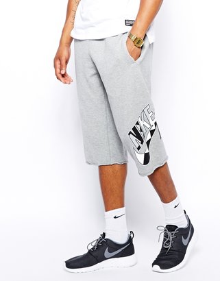Nike Long Sweat Shorts - Grey