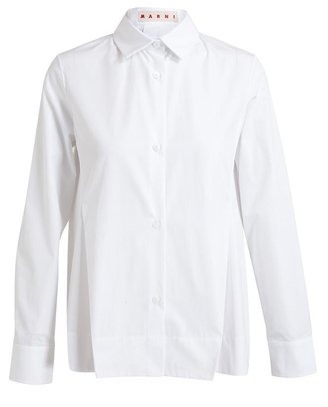 Marni Pleated Cotton Shirt