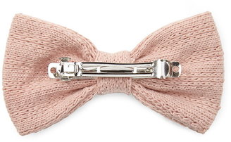 Forever 21 Textured Knit Bow Barrette