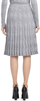 Brooks Brothers Argyle Pleated Knit Skirt